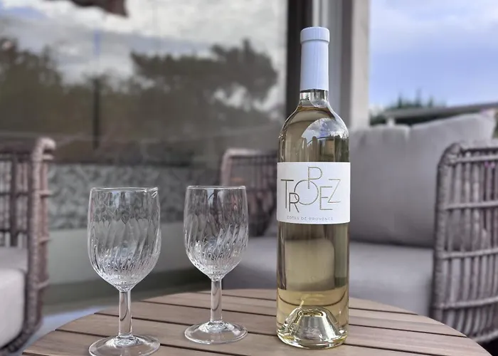 Jardin Terrasse Eden Tropez - Parking Pool Ac 4p Апартаменти Сен-Тропе